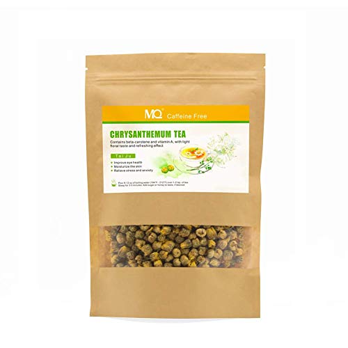 MQ Chrysanthemum Tea, natürlicher getrockneter Blütentee, koffeinfreier gelber Chrysanthemenknospen-Tee (120 g)