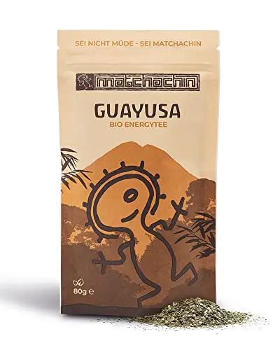 Bio Guayusa Tee 80g - Kaffee und Energydrink Alternative - Waldgarten Anbau im Amazonas - das Original von Matchachin