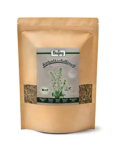 Biojoy BIO-Hirtentäschel-Tee (250 gr), Hirtentäschelkraut getrocknet und geschnitten (Capsella bursa-pastoris)