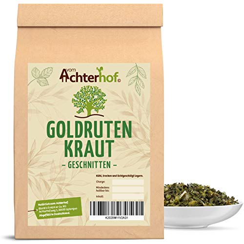 Goldrutenkraut geschnitten getrocknet 500 g Goldrutentee - Goldrutenkraut-Tee Goldrute vom-Achterhof