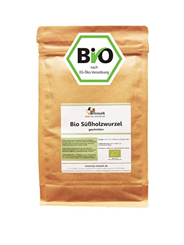 Süßholzwurzel-Tee geschnitten I 100% Bio-Qualität I in Deutschland abgefüllt (DE-ÖKO-037) (100g)
