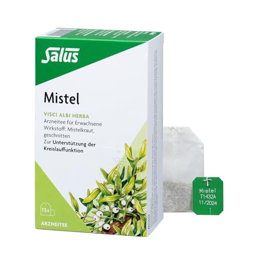 Salus - Mistel Tee - 1x 15 Filterbeutel (30 g) - Arzneitee - Visci albi herba - zur Unterstützung der Kreislauffunktion - bio