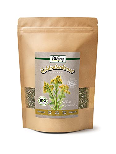 Biojoy BIO-Goldrutenkraut Tee (250 g), Goldrutentee, getrocknet und geschnitten (Solidago virgaurea)