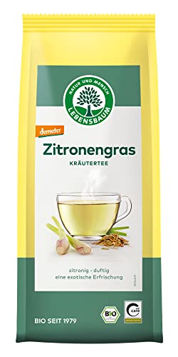 Lebensbaum Zitronengras, Bio Kräuter-Tee, exotischer Zitronengras-Tee, Lemongras-Tee, Bio-Tee, frischer Sommer-Tee, 100% Zitronengras, lose, 50g