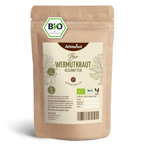 Wermutkraut geschnitten Bio 100g | Bitterkraut | Wermutkraut-Tee | Wermut geschnitten als aromatisches Würzmittel oder Tee | vom Achterhof