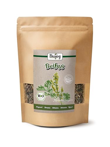 Biojoy BIO-Beifuß Tee (250 g), getrocknet und geschnitten, Beifusskraut (Artemisia vulgaris)