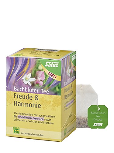 Salus Bachblüten Tee Freude und Harmonie Bio 15 FB, 2er Pack (2 x 30 g)