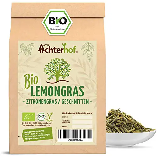 Zitronengras Bio 500g | Zitronengras getrocknet und geschnitten | ideal zur Verwendung in der Zubereitung von Tee | naturrein in Bio-Qualität | vom Achterhof