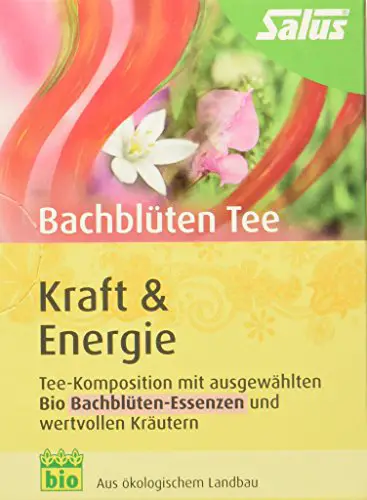 Salus Bachblüten-Tee Kraft und Energie Bio 15 FB, 2er Pack (2 x 30 g)