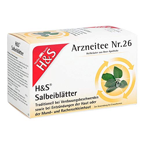 H&S Salbeiblätter Tee Filterbeutel 20X1.6 g