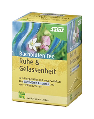 Salus Bachblüten-Tee Ruhe und Gelassenheit Bio 15 FB, 2er Pack (2 x 30 g)