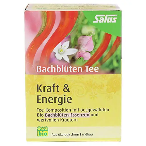 Salus Bio Bachblüten Tee, Kraft & Energie, 15 Beutel
